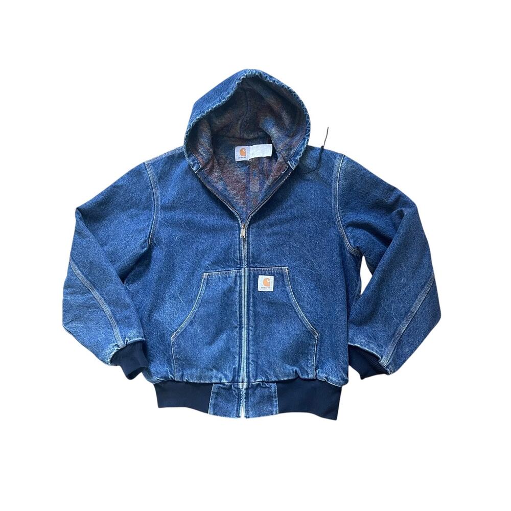 Carhartt Blue Hooded Jacket